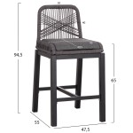 ΣΚΑΜΠΟ ΜΠΑΡ ΜΕΣ.ΥΨΟΥΣ HOWARD HM5791.23 ΜΑΥΡΟ ΑΛΟΥΜΙΝΙΟ--ΓΚΡΙ ΣΧΟΙΝΙ 47,5x55x94,5Υεκ. ΣΚΑΜΠΟ ΜΠΑΡ ΜΕΣ.ΥΨΟΥΣ HOWARD HM5791.23 ΜΑΥΡΟ ΑΛΟΥΜΙΝΙΟ--ΓΚΡΙ ΣΧΟΙΝΙ 47,5x55x94,5Υεκ.