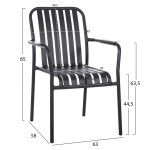 ΠΟΛΥΘΡΟΝΑ ΑΛΟΥΜΙΝΙΟΥ RACHEL HM6088.10 ΑΝΘΡΑΚΙ 63x58x85Υεκ. ΠΟΛΥΘΡΟΝΑ ΑΛΟΥΜΙΝΙΟΥ RACHEL HM6088.10 ΑΝΘΡΑΚΙ 63x58x85Υεκ.
