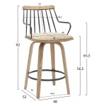 ΣΚΑΜΠΟ ΜΠΑΡ JUDI HM9985.01 WHITE WASH Κ.Π.-ΜΑΥΡΟ ΜΕΤΑΛΛΟ-ΜΠΕΖ ΥΦΑΣΜΑ 48x52x92Υεκ ΣΚΑΜΠΟ ΜΠΑΡ JUDI HM9985.01 WHITE WASH Κ.Π.-ΜΑΥΡΟ ΜΕΤΑΛΛΟ-ΜΠΕΖ ΥΦΑΣΜΑ 48x52x92Υεκ
