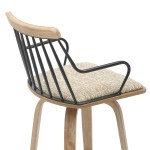 ΣΚΑΜΠΟ ΜΠΑΡ JUDI HM9985.01 WHITE WASH Κ.Π.-ΜΑΥΡΟ ΜΕΤΑΛΛΟ-ΜΠΕΖ ΥΦΑΣΜΑ 48x52x92Υεκ ΣΚΑΜΠΟ ΜΠΑΡ JUDI HM9985.01 WHITE WASH Κ.Π.-ΜΑΥΡΟ ΜΕΤΑΛΛΟ-ΜΠΕΖ ΥΦΑΣΜΑ 48x52x92Υεκ