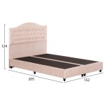 ΚΡΕΒΑΤΙ MALENA HM638.22 ΜΠΕΖ ΥΦΑΣΜΑ Τ. NUBUCK ΓΙΑ ΣΤΡΩΜΑ 150x200εκ. ΚΡΕΒΑΤΙ MALENA HM638.22 ΜΠΕΖ ΥΦΑΣΜΑ Τ. NUBUCK ΓΙΑ ΣΤΡΩΜΑ 150x200εκ.