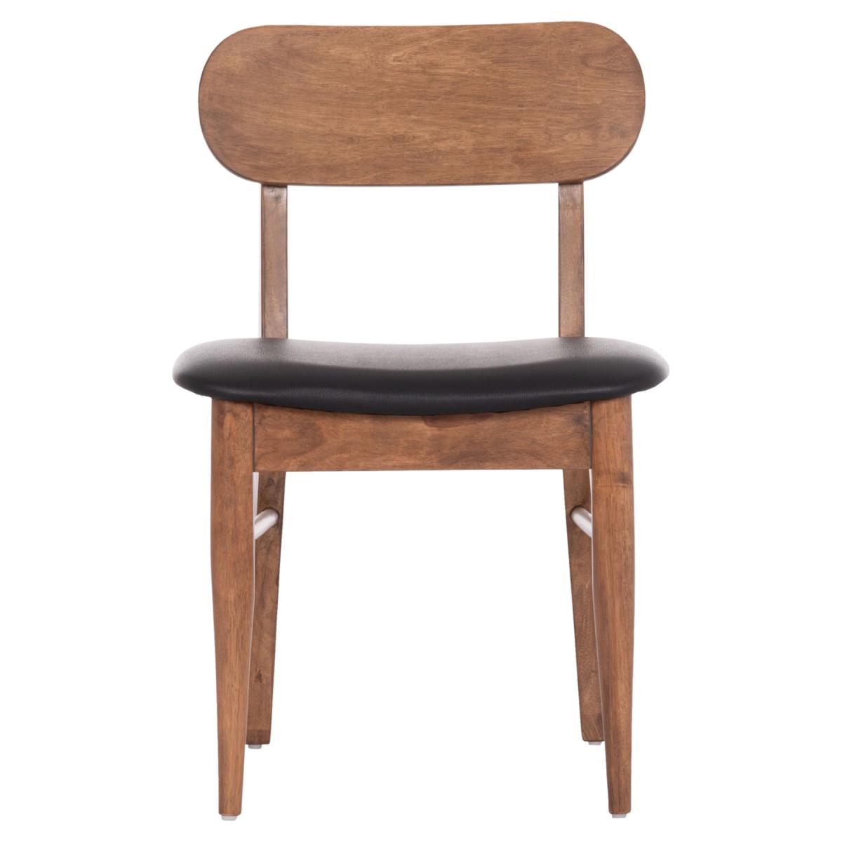 KΑΡΕΚΛΑ ΤΡΑΠΕΖΑΡΙΑΣ SEKOR HM9945.03 ΚΑΡΥΔΙ RUBBERWOOD-ΜΑΥΡΟ PU 51x48x79Υεκ