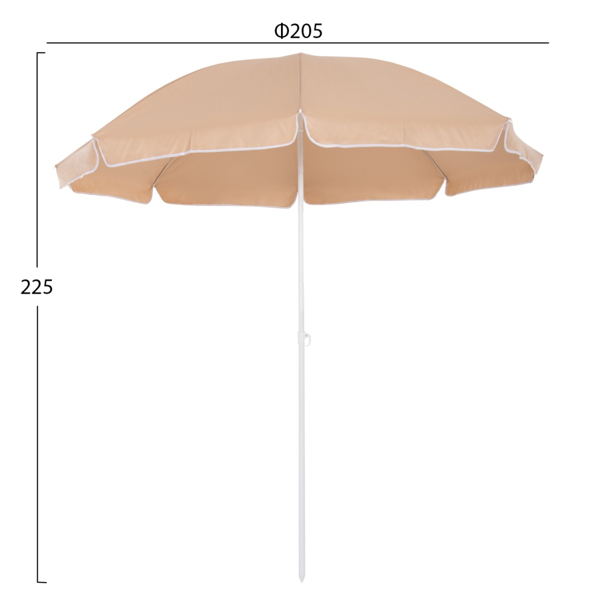 ΟΜΠΡΕΛΑ ΘΑΛΑΣΣΗΣ RANDALL 8 FIBERGLASS ΑΚΤΙΝΕΣ 2.20μ HM6015.04 MOKA ΟΜΠΡΕΛΑ ΘΑΛΑΣΣΗΣ RANDALL 8 FIBERGLASS ΑΚΤΙΝΕΣ 2.20μ HM6015.04 MOKA