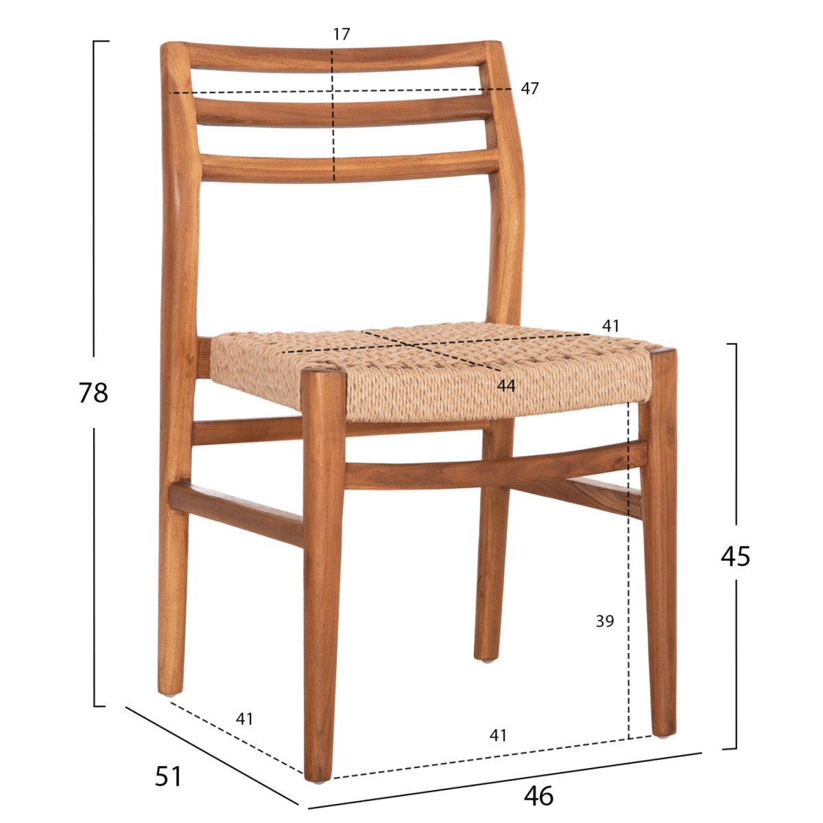 ΚΑΡΕΚΛΑ ΤΡΑΠΕΖΑΡΙΑΣ HERRIN HM18231 ΞΥΛΟ TEAK-ΣΧΟΙΝΙ VIRO 46x51x78Υεκ. ΚΑΡΕΚΛΑ ΤΡΑΠΕΖΑΡΙΑΣ HERRIN HM18231 ΞΥΛΟ TEAK-ΣΧΟΙΝΙ VIRO 46x51x78Υεκ.