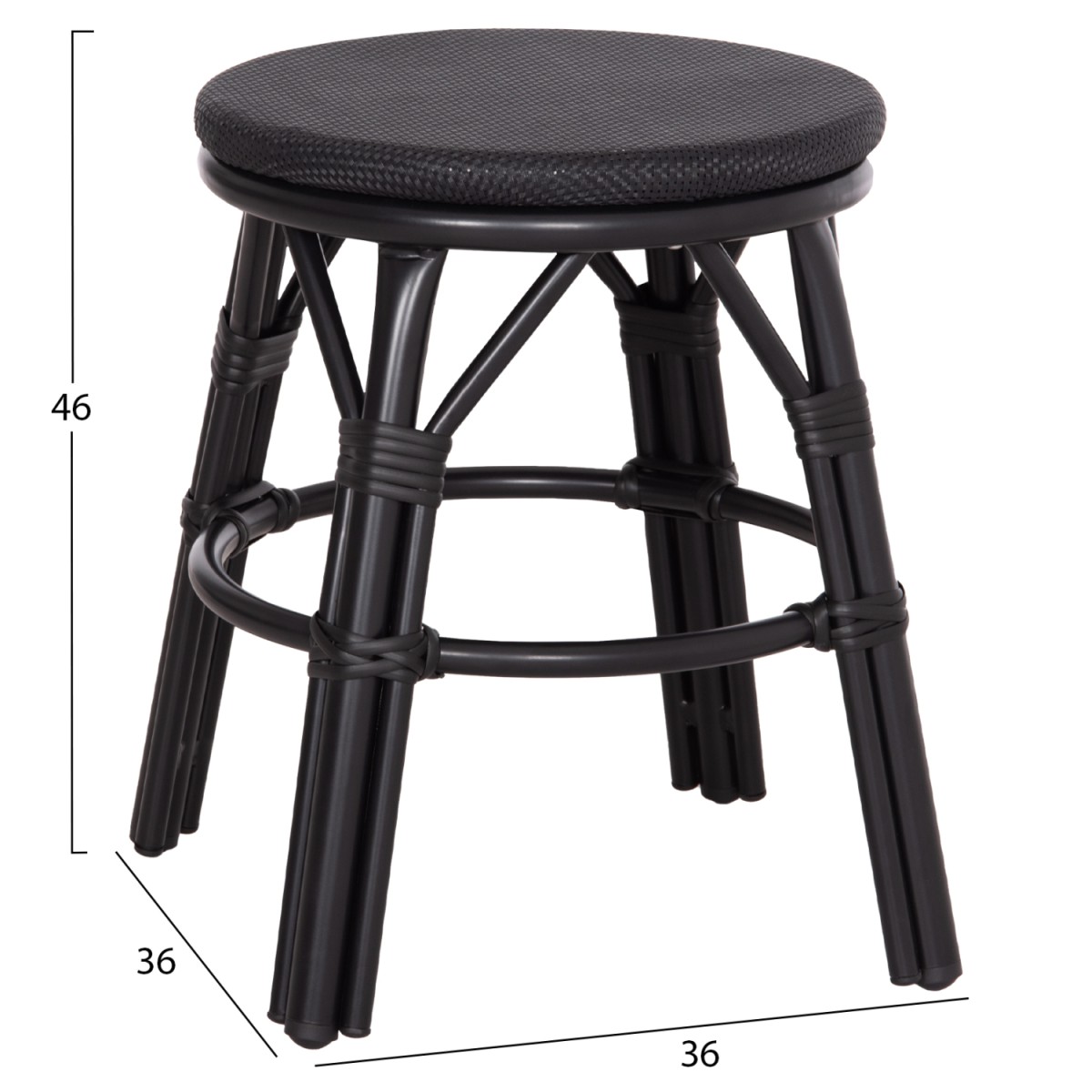 ΣΚΑΜΠΟ ΑΛΟΥΜΙΝΙΟΥ CHINO HM6285.02 BAMBOO LOOK & TEXTILENE ΣΕ ΜΑΥΡΟ Φ36x46Υεκ. ΣΚΑΜΠΟ ΑΛΟΥΜΙΝΙΟΥ CHINO HM6285.02 BAMBOO LOOK & TEXTILENE ΣΕ ΜΑΥΡΟ Φ36x46Υεκ.