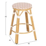 ΣΚΑΜΠΟ ΑΛΟΥΜΙΝΙΟΥ ΜΕΣ.ΥΨΟΥΣ CHINO HM6286.04 BAMBOO LOOK ΦΥΣΙΚΟ & TEXTILENE 43x43x65Υεκ ΣΚΑΜΠΟ ΑΛΟΥΜΙΝΙΟΥ ΜΕΣ.ΥΨΟΥΣ CHINO HM6286.04 BAMBOO LOOK ΦΥΣΙΚΟ & TEXTILENE 43x43x65Υεκ