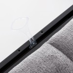 ΚΡΕΒΑΤΙ REMO ΜΕ ΑΠΟΘΗΚΕΥΤΙΚΟ ΧΩΡΟ HM719.22 ΥΦΑΣΜΑ TEDDY ΓΚΡΙ-ΓΙΑ ΣΤΡΩΜΑ 160x200εκ