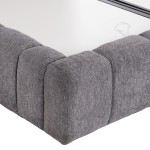 ΚΡΕΒΑΤΙ RAMON ΜΕ ΑΠΟΘ. ΧΩΡΟ HM720.22 ΥΦΑΣΜΑ TEDDY ΓΚΡΙ-ΓΙΑ ΣΤΡΩΜΑ 160x200εκ