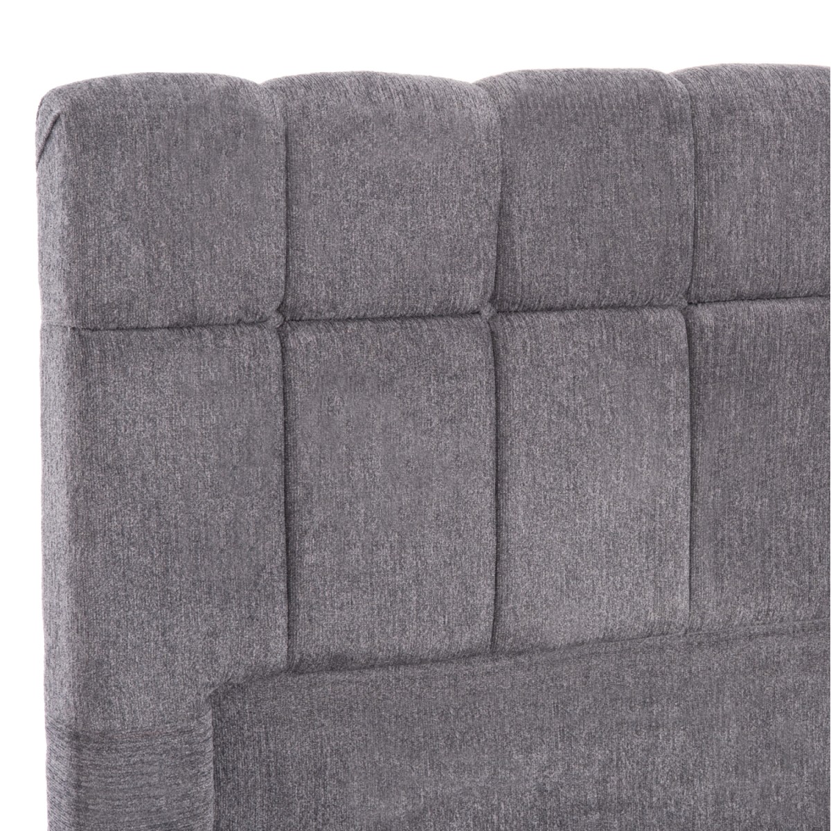 ΚΡΕΒΑΤΙ RAMON ΜΕ ΑΠΟΘ. ΧΩΡΟ HM720.22 ΥΦΑΣΜΑ TEDDY ΓΚΡΙ-ΓΙΑ ΣΤΡΩΜΑ 160x200εκ