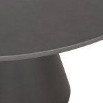 ΤΡΑΠΕΖΙ ΤΡΑΠΕΖΑΡΙΑΣ ΣΤΡΟΓΓΥΛΟ RAIKO HM6573.01 ΓΚΡΙ FIBER CEMENT Φ130x75Υεκ