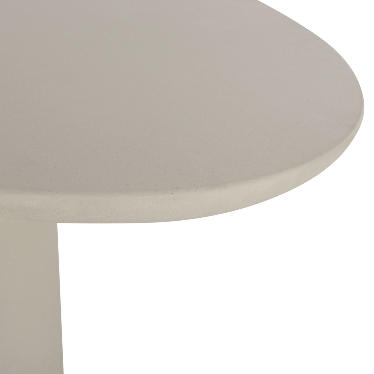 ΤΡΑΠΕΖΙ ΤΡΑΠΕΖΑΡΙΑΣ FIBER CEMENT ΟΒΑΛ BRECCAN HM6577.02 ΜΠΕΖ 240x100x75Υεκ.