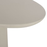 ΤΡΑΠΕΖΙ ΤΡΑΠΕΖΑΡΙΑΣ ΟΒΑΛ BRECCAN HM6577.02 ΜΠΕΖ FIBER CEMENT 240x100x75Υεκ.