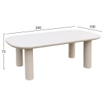 ΤΡΑΠΕΖΙ ΤΡΑΠΕΖΑΡΙΑΣ FIBER CEMENT KIORA HM6597.02 ΜΠΕΖ 200x100x76Υεκ
