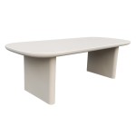 ΤΡΑΠΕΖΙ ΤΡΑΠΕΖΑΡΙΑΣ AZAMI HM6600.02 ΜΠΕΖ FIBER CEMENT 240x100x75Υεκ.