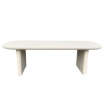 ΤΡΑΠΕΖΙ ΤΡΑΠΕΖΑΡΙΑΣ AZAMI HM6600.02 ΜΠΕΖ FIBER CEMENT 240x100x75Υεκ.