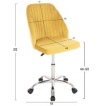 ΚΑΡΕΚΛΑ ΓΡΑΦΕΙΟΥ HOLLIS HM9008.05 ΚΙΤΡΙΝΟ ΒΕΛΟΥΔΟ-ΜΕΤΑΛ.ΠΟΔΙ 58x58x85Υεκ. ΚΑΡΕΚΛΑ ΓΡΑΦΕΙΟΥ HOLLIS HM9008.05 ΚΙΤΡΙΝΟ ΒΕΛΟΥΔΟ-ΜΕΤΑΛ.ΠΟΔΙ 58x58x85Υεκ.