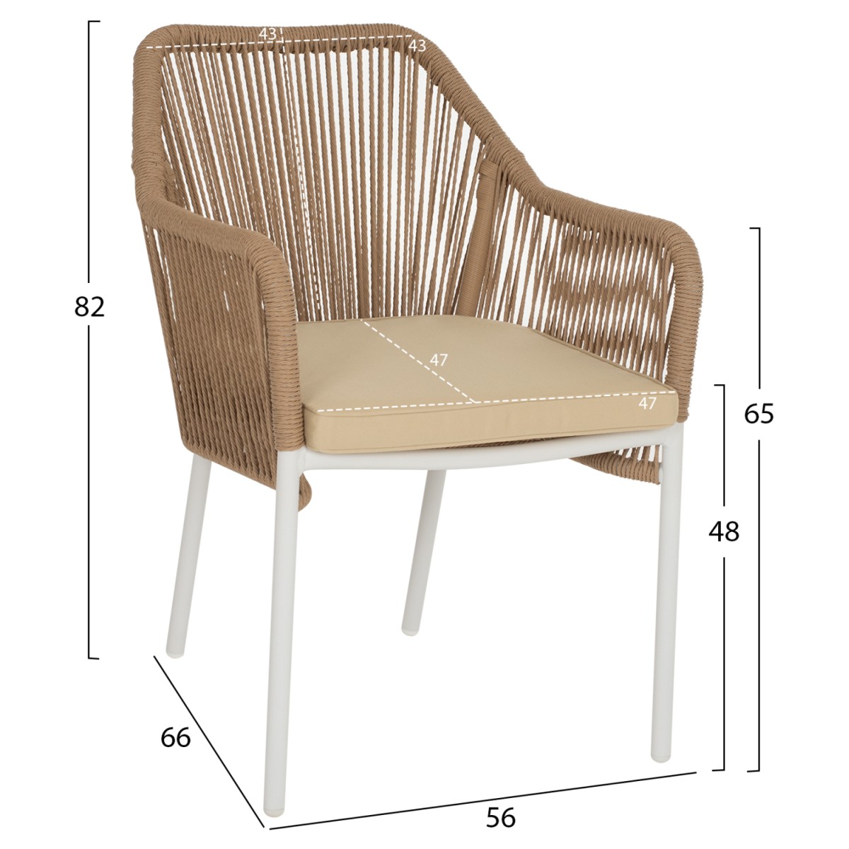 ΠΟΛΥΘΡΟΝΑ ΑΛΟΥΜΙΝΙΟΥ HM5855.01 ΛΕΥΚΟ ΜΕ ΣΧΟΙΝΙ WICKER PE ΜΠΕΖ 56x66x82 εκ. ΠΟΛΥΘΡΟΝΑ ΑΛΟΥΜΙΝΙΟΥ HM5855.01 ΛΕΥΚΟ ΜΕ ΣΧΟΙΝΙ WICKER PE ΜΠΕΖ 56x66x82 εκ.