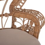 ΠΟΛΥΘΡΟΝΑ ROYAL PEACOCK HM9342 RATTAN ΣΕ ΦΥΣΙΚΟ-ΜΑΞΙΛΑΡΙ ΜΠΕΖ 114x72x150Yεκ. ΠΟΛΥΘΡΟΝΑ ROYAL PEACOCK HM9342 RATTAN ΣΕ ΦΥΣΙΚΟ-ΜΑΞΙΛΑΡΙ ΜΠΕΖ 114x72x150Yεκ.