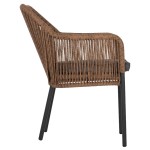 ΠΟΛΥΘΡΟΝΑ ΑΛΟΥΜΙΝΙΟΥ ΓΚΡΙ ΜΕ ΣΧΟΙΝΙ WICKER PE 56x66x79Yεκ. HM5855.03 ΠΟΛΥΘΡΟΝΑ ΑΛΟΥΜΙΝΙΟΥ ΓΚΡΙ ΜΕ ΣΧΟΙΝΙ WICKER PE 56x66x79Yεκ. HM5855.03