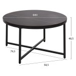 ΤΡΑΠΕΖΙ ΣΑΛΟΝΙΟΥ HM9420.03 BLACK MARBLE ΜΕΛΑΜΙΝΗ-ΜΑΥΡΗ ΜΕΤΑΛΛΙΚΗ ΒΑΣΗ Φ80x48,5Yεκ. ΤΡΑΠΕΖΙ ΣΑΛΟΝΙΟΥ HM9420.03 BLACK MARBLE ΜΕΛΑΜΙΝΗ-ΜΑΥΡΗ ΜΕΤΑΛΛΙΚΗ ΒΑΣΗ Φ80x48,5Yεκ.