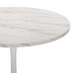 ΤΡΑΠΕΖΙ ΤΡΑΠΕΖΑΡΙΑΣ ROLLO HM9421.01 ΣΤΡΟΓΓΥΛΟ WHITE MARBLE Φ90x74Y εκ. ΤΡΑΠΕΖΙ ΤΡΑΠΕΖΑΡΙΑΣ ROLLO HM9421.01 ΣΤΡΟΓΓΥΛΟ WHITE MARBLE Φ90x74Y εκ.