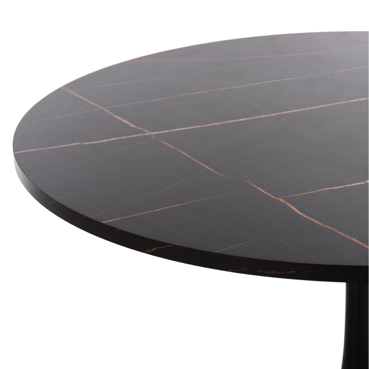 ΤΡΑΠΕΖΙ ΤΡΑΠΕΖΑΡΙΑΣ ROLLO HM9422.02 ΣΤΡΟΓΓΥΛΟ BLACK MARBLE Φ120x74Yεκ. ΤΡΑΠΕΖΙ ΤΡΑΠΕΖΑΡΙΑΣ ROLLO HM9422.02 ΣΤΡΟΓΓΥΛΟ BLACK MARBLE Φ120x74Yεκ.