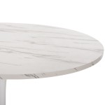 ΤΡΑΠΕΖΙ ΤΡΑΠΕΖΑΡΙΑΣ ROLLO HM9422.01 ΣΤΡΟΓΓΥΛΟ WHITE MARBLE Φ120x74Yεκ. ΤΡΑΠΕΖΙ ΤΡΑΠΕΖΑΡΙΑΣ ROLLO HM9422.01 ΣΤΡΟΓΓΥΛΟ WHITE MARBLE Φ120x74Yεκ.