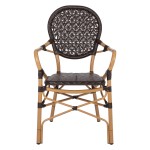 ΠΟΛΥΘΡΟΝΑ ΑΛΟΥΜΙΝΙΟΥ BAMBOO LOOK ΚΑΦΕ ΚΑΙ ΚΑΦΕ PE RATTAN HM5926.01 56x62x95Yεκ. ΠΟΛΥΘΡΟΝΑ ΑΛΟΥΜΙΝΙΟΥ BAMBOO LOOK ΚΑΦΕ ΚΑΙ ΚΑΦΕ PE RATTAN HM5926.01 56x62x95Yεκ.