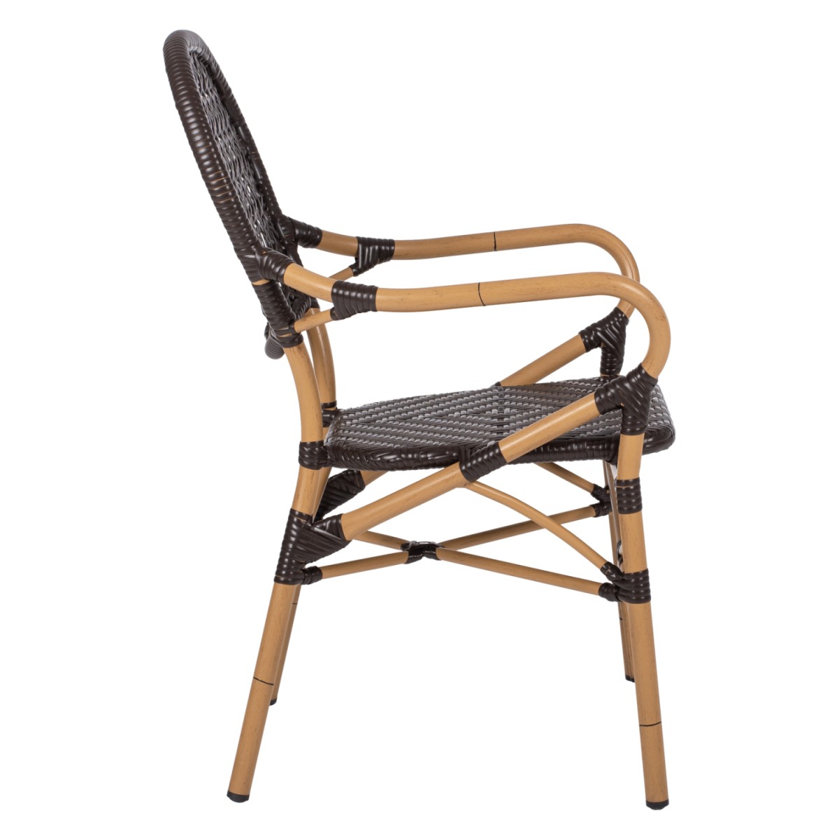 ΠΟΛΥΘΡΟΝΑ ΑΛΟΥΜΙΝΙΟΥ BAMBOO LOOK ΚΑΦΕ ΚΑΙ ΚΑΦΕ PE RATTAN HM5926.01 56x62x95Yεκ. ΠΟΛΥΘΡΟΝΑ ΑΛΟΥΜΙΝΙΟΥ BAMBOO LOOK ΚΑΦΕ ΚΑΙ ΚΑΦΕ PE RATTAN HM5926.01 56x62x95Yεκ.