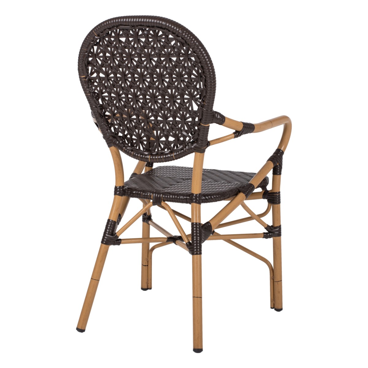 ΠΟΛΥΘΡΟΝΑ ΑΛΟΥΜΙΝΙΟΥ BAMBOO LOOK ΚΑΦΕ ΚΑΙ ΚΑΦΕ PE RATTAN HM5926.01 56x62x95Yεκ. ΠΟΛΥΘΡΟΝΑ ΑΛΟΥΜΙΝΙΟΥ BAMBOO LOOK ΚΑΦΕ ΚΑΙ ΚΑΦΕ PE RATTAN HM5926.01 56x62x95Yεκ.
