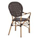 ΠΟΛΥΘΡΟΝΑ ΑΛΟΥΜΙΝΙΟΥ BAMBOO LOOK ΚΑΦΕ ΚΑΙ ΚΑΦΕ PE RATTAN HM5926.01 56x62x95Yεκ. ΠΟΛΥΘΡΟΝΑ ΑΛΟΥΜΙΝΙΟΥ BAMBOO LOOK ΚΑΦΕ ΚΑΙ ΚΑΦΕ PE RATTAN HM5926.01 56x62x95Yεκ.