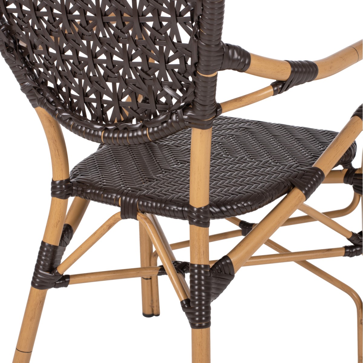 ΠΟΛΥΘΡΟΝΑ ΑΛΟΥΜΙΝΙΟΥ BAMBOO LOOK ΚΑΦΕ ΚΑΙ ΚΑΦΕ PE RATTAN HM5926.01 56x62x95Yεκ. ΠΟΛΥΘΡΟΝΑ ΑΛΟΥΜΙΝΙΟΥ BAMBOO LOOK ΚΑΦΕ ΚΑΙ ΚΑΦΕ PE RATTAN HM5926.01 56x62x95Yεκ.