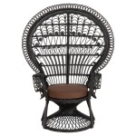 ΠΟΛΥΘΡΟΝΑ ROYAL PEACOCK HM9342.03 RATTAN ΜΑΥΡΟ-ΜΑΞΙΛΑΡΙ ΚΑΦΕ 114x72x150Yεκ. ΠΟΛΥΘΡΟΝΑ ROYAL PEACOCK HM9342.03 RATTAN ΜΑΥΡΟ-ΜΑΞΙΛΑΡΙ ΚΑΦΕ 114x72x150Yεκ.