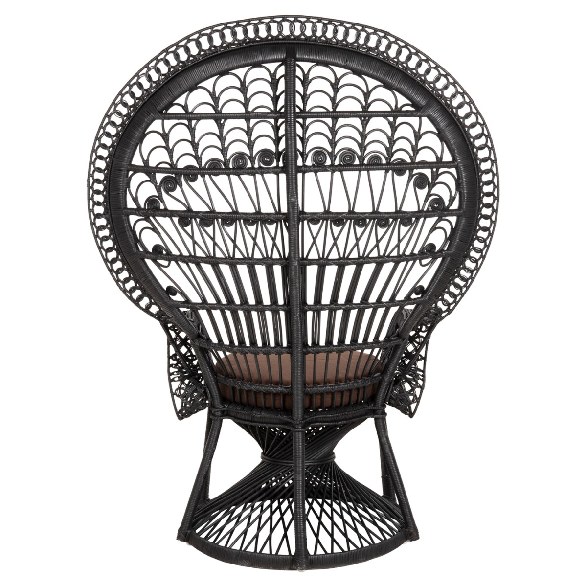 ΠΟΛΥΘΡΟΝΑ ROYAL PEACOCK HM9342.03 RATTAN ΜΑΥΡΟ-ΜΑΞΙΛΑΡΙ ΚΑΦΕ 114x72x150Yεκ. ΠΟΛΥΘΡΟΝΑ ROYAL PEACOCK HM9342.03 RATTAN ΜΑΥΡΟ-ΜΑΞΙΛΑΡΙ ΚΑΦΕ 114x72x150Yεκ.
