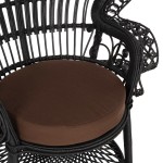 ΠΟΛΥΘΡΟΝΑ ROYAL PEACOCK HM9342.03 RATTAN ΜΑΥΡΟ-ΜΑΞΙΛΑΡΙ ΚΑΦΕ 114x72x150Yεκ. ΠΟΛΥΘΡΟΝΑ ROYAL PEACOCK HM9342.03 RATTAN ΜΑΥΡΟ-ΜΑΞΙΛΑΡΙ ΚΑΦΕ 114x72x150Yεκ.