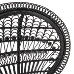 ΠΟΛΥΘΡΟΝΑ ROYAL PEACOCK HM9342.03 RATTAN ΜΑΥΡΟ-ΜΑΞΙΛΑΡΙ ΚΑΦΕ 114x72x150Yεκ. ΠΟΛΥΘΡΟΝΑ ROYAL PEACOCK HM9342.03 RATTAN ΜΑΥΡΟ-ΜΑΞΙΛΑΡΙ ΚΑΦΕ 114x72x150Yεκ.