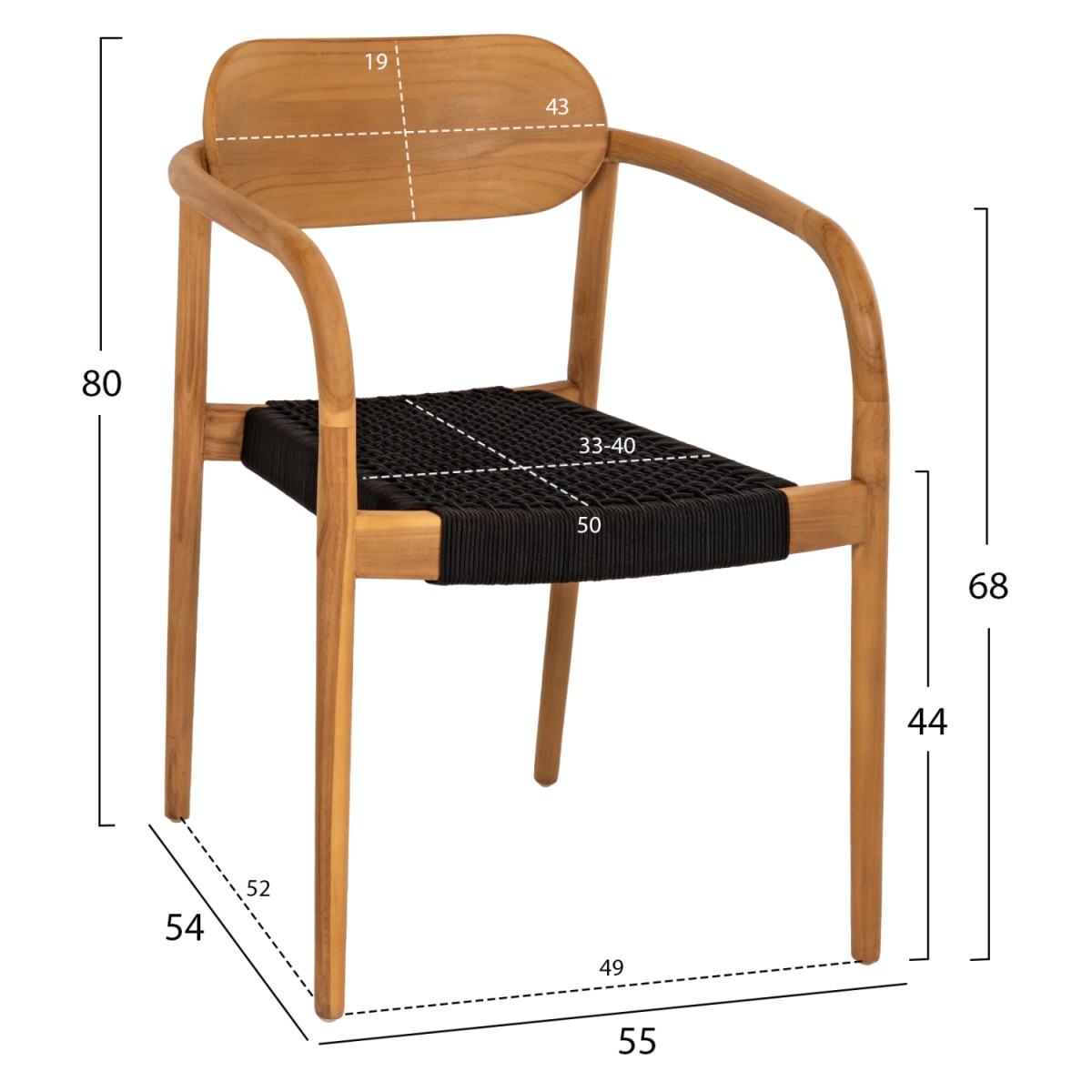ΠΟΛΥΘΡΟΝΑ OSLO HM9636.02 ΞΥΛΟ TEAK ΦΥΣΙΚΟ & ΜΑΥΡΟ ΣΧΟΙΝΙ 55x54x80Y εκ. ΠΟΛΥΘΡΟΝΑ OSLO HM9636.02 ΞΥΛΟ TEAK ΦΥΣΙΚΟ & ΜΑΥΡΟ ΣΧΟΙΝΙ 55x54x80Y εκ.