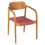 ΠΟΛΥΘΡΟΝΑ OSLO HM9636.06 ΞΥΛΟ TEAK ΦΥΣΙΚΟ & ΡΟΖ ΣΧΟΙΝΙ 55x54x80Yεκ. ΠΟΛΥΘΡΟΝΑ OSLO HM9636.06 ΞΥΛΟ TEAK ΦΥΣΙΚΟ & ΡΟΖ ΣΧΟΙΝΙ 55x54x80Yεκ.