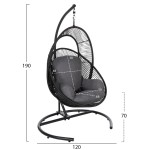 ΚΡΕΜΑΣΤΗ ΦΩΛΙΑ RULER HM6083 ΜΑΥΡΟ ΜΕΤΑΛΛΟ ΚΑΙ ΣΥΝΘ.RATTAN-ΓΚΡΙ ΜΑΞΙΛΑΡΙ 120x110x190Υ ΚΡΕΜΑΣΤΗ ΦΩΛΙΑ RULER HM6083 ΜΑΥΡΟ ΜΕΤΑΛΛΟ ΚΑΙ ΣΥΝΘ.RATTAN-ΓΚΡΙ ΜΑΞΙΛΑΡΙ 120x110x190Υ