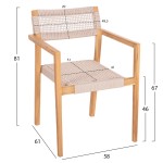 ΠΟΛΥΘΡΟΝΑ CHARLOTTE HM9637.07 ΞΥΛΟ TEAK ΦΥΣΙΚΟ & ΜΠΕΖ ΣΧΟΙΝΙ 58x61x81Yεκ. ΠΟΛΥΘΡΟΝΑ CHARLOTTE HM9637.07 ΞΥΛΟ TEAK ΦΥΣΙΚΟ & ΜΠΕΖ ΣΧΟΙΝΙ 58x61x81Yεκ.