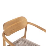 ΠΟΛΥΘΡΟΝΑ OSLO HM9636.07 ΞΥΛΟ TEAK ΦΥΣΙΚΟ & ΜΠΕΖ ΣΧΟΙΝΙ 55x54x80Yεκ. ΠΟΛΥΘΡΟΝΑ OSLO HM9636.07 ΞΥΛΟ TEAK ΦΥΣΙΚΟ & ΜΠΕΖ ΣΧΟΙΝΙ 55x54x80Yεκ.