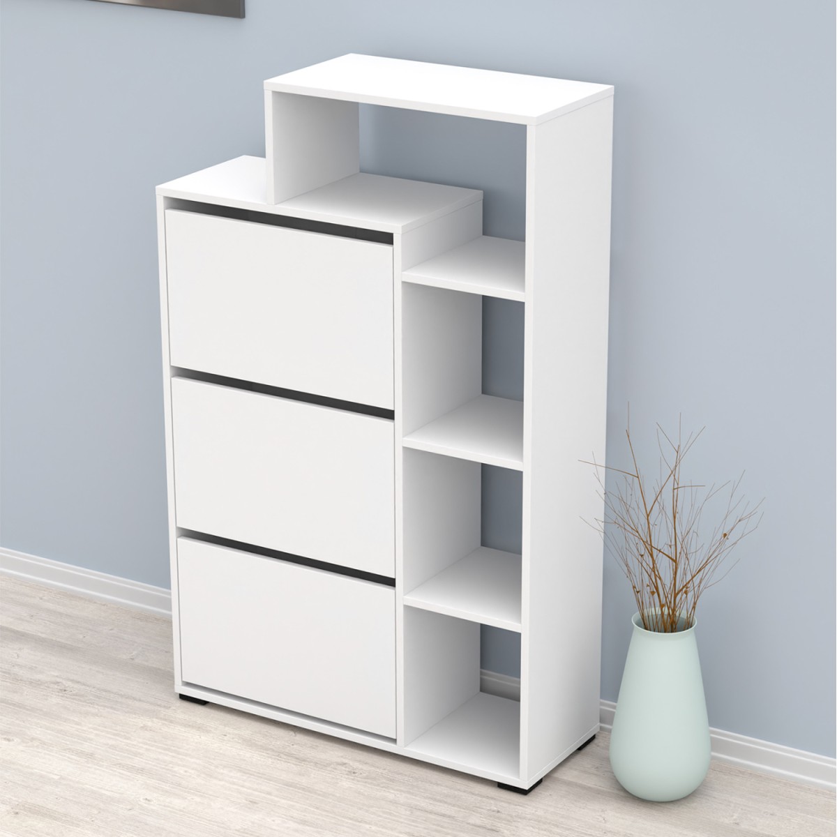 ΠΑΠΟΥΤΣΟΘΗΚΗ ROBBEN HM18189.01 ΜΕΛΑΜΙΝΗ ΣΕ ΛΕΥΚΟ 90x30x143Υεκ. ΠΑΠΟΥΤΣΟΘΗΚΗ ROBBEN HM18189.01 ΜΕΛΑΜΙΝΗ ΣΕ ΛΕΥΚΟ 90x30x143Υεκ.