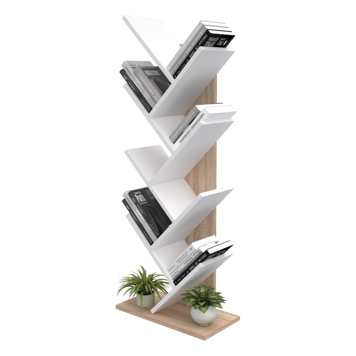 ΒΙΒΛΙΟΘΗΚΗ LIANA HM18193.03 ΜΕΛΑΜΙΝΗ SONAMA-ΛΕΥΚΗ 53x27x138Υεκ. ΒΙΒΛΙΟΘΗΚΗ LIANA HM18193.03 ΜΕΛΑΜΙΝΗ SONAMA-ΛΕΥΚΗ 53x27x138Υεκ.