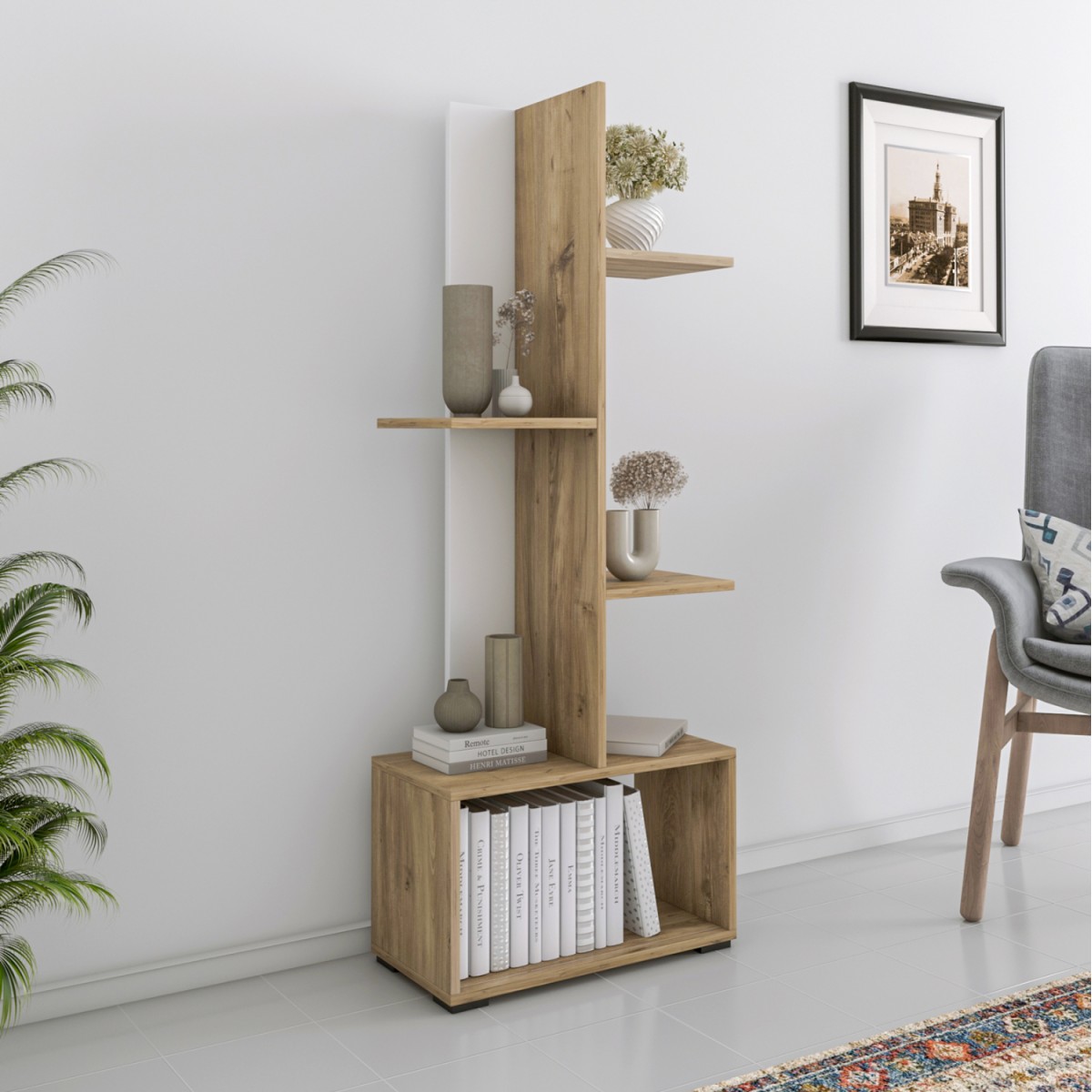 ΒΙΒΛΙΟΘΗΚΗ TRIVIO HM18195.03 ΜΕΛΑΜΙΝΗ ΣΕ ΛΕΥΚΟ-ATLANTIS GREEN 50x25x127Υεκ. ΒΙΒΛΙΟΘΗΚΗ TRIVIO HM18195.03 ΜΕΛΑΜΙΝΗ ΣΕ ΛΕΥΚΟ-ATLANTIS GREEN 50x25x127Υεκ.