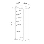 ΣΥΡΤΑΡΙΕΡΑ SANI HM18213.01 ΜΕΛΑΜΙΝΗ ΣΕ ΛΕΥΚΟ-7 ΛΕΥΚΑ ΣΥΡΤΑΡΙΑ P.E. 45,5x30x122Υεκ ΣΥΡΤΑΡΙΕΡΑ SANI HM18213.01 ΜΕΛΑΜΙΝΗ ΣΕ ΛΕΥΚΟ-7 ΛΕΥΚΑ ΣΥΡΤΑΡΙΑ P.E. 45,5x30x122Υεκ