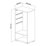 ΣΥΡΤΑΡΙΕΡΑ SANI HM18217.01 ΜΕΛΑΜΙΝΗ ΛΕΥΚΗ-4 ΛΕΥΚΑ ΣΥΡΤΑΡΙΑ-ΡΑΦΙ 45x30x90Υεκ ΣΥΡΤΑΡΙΕΡΑ SANI HM18217.01 ΜΕΛΑΜΙΝΗ ΛΕΥΚΗ-4 ΛΕΥΚΑ ΣΥΡΤΑΡΙΑ-ΡΑΦΙ 45x30x90Υεκ