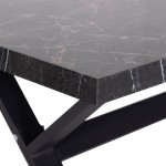 ΤΡΑΠΕΖΙ ΚΟΥΖΙΝΑΣ LANA HM18221.02 ΜΕΛΑΜΙΝΗ ΜΑΥΡΟ ΜΑΡΜΑΡΟ-ΜΑΥΡΑ ΜΕΤΑΛ.ΠΟΔΙΑ 140x70x72.5Υεκ ΤΡΑΠΕΖΙ ΚΟΥΖΙΝΑΣ LANA HM18221.02 ΜΕΛΑΜΙΝΗ ΜΑΥΡΟ ΜΑΡΜΑΡΟ-ΜΑΥΡΑ ΜΕΤΑΛ.ΠΟΔΙΑ 140x70x72.5Υεκ
