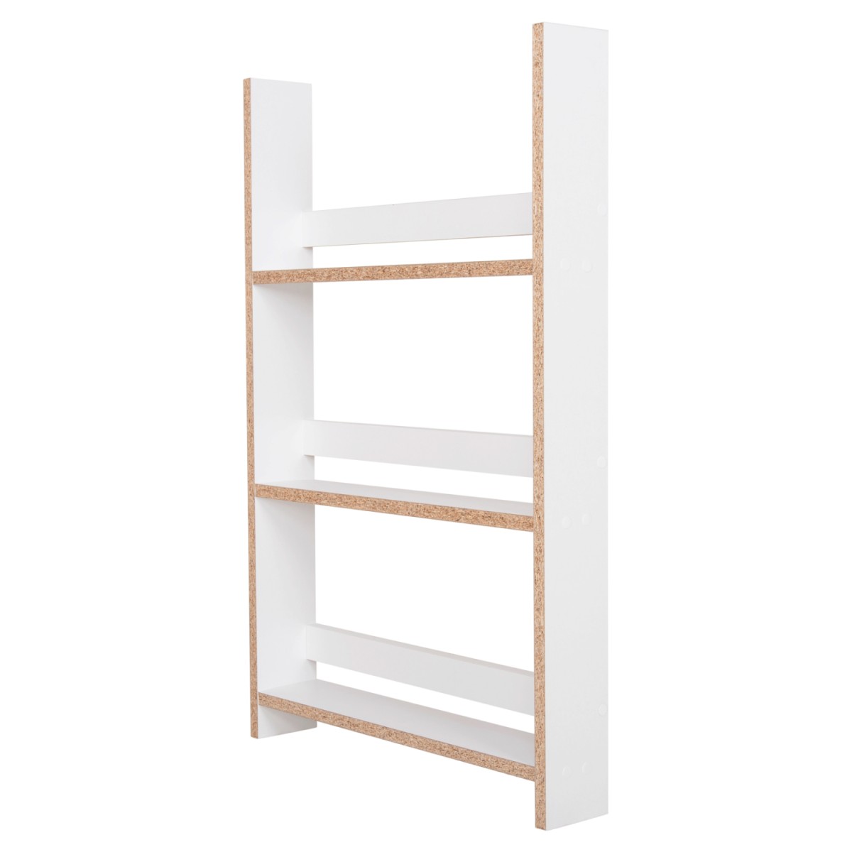 ΡΑΦΙΕΡΑ ΤΟΙΧΟΥ SANI HM18223.01 ΜΕΛΑΜΙΝΗ ΣΕ ΛΕΥΚΟ 60x10x90Υεκ. (3 ΡΑΦΙΑ)