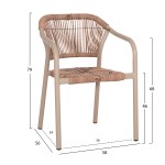 ΠΟΛΥΘΡΟΝΑ ΑΛΟΥΜΙΝΙΟΥ LUCCI HM6266.02 MOKA ΣΚΕΛΕΤΟΣ-P.E.RATTAN ΦΥΣΙΚΟ 58x56x79Υεκ ΠΟΛΥΘΡΟΝΑ ΑΛΟΥΜΙΝΙΟΥ LUCCI HM6266.02 MOKA ΣΚΕΛΕΤΟΣ-P.E.RATTAN ΦΥΣΙΚΟ 58x56x79Υεκ