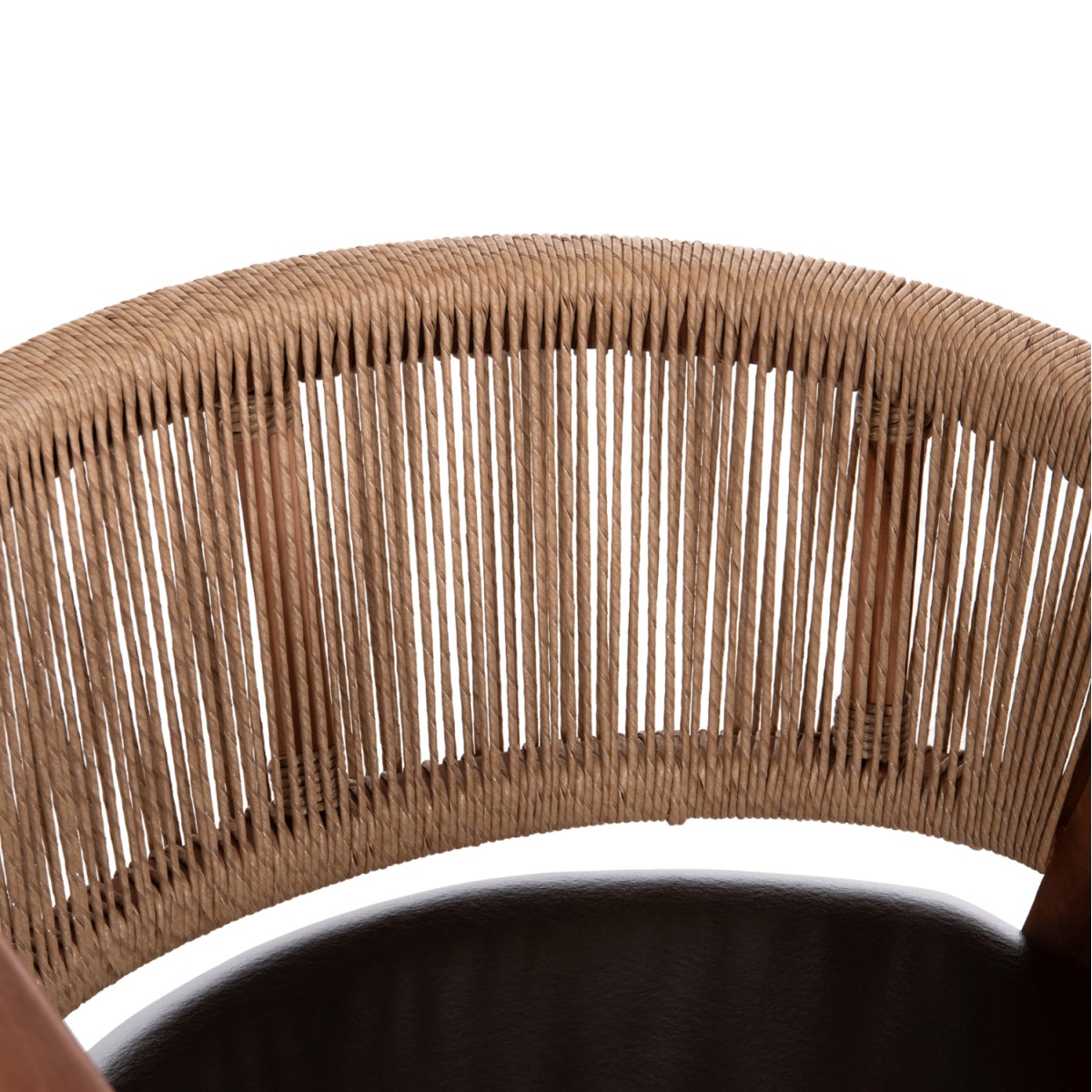 ΠΟΛΥΘΡΟΝΑ ΤΡΑΠΕΖΑΡΙΑΣ BRANN HM18238.11 ΞΥΛΟ ΤΕΑΚ-ΚΑΦΕ PU-ΣΧΟΙΝΙ 60x67x76Υεκ.